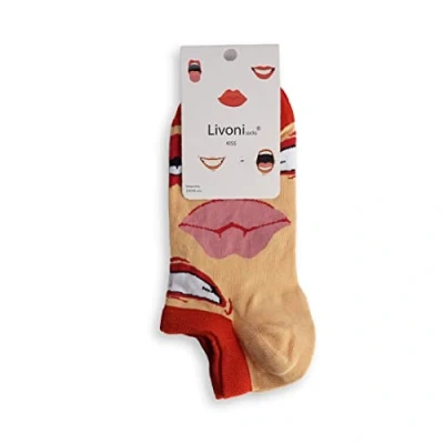 Image of Livoni Kiss Low Socks 39 42, Multi Coloured, M