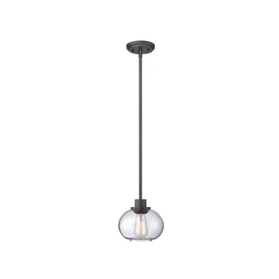 Image of Trilogy 1 Light Dome Ceiling Pendant Old Bronze, E27