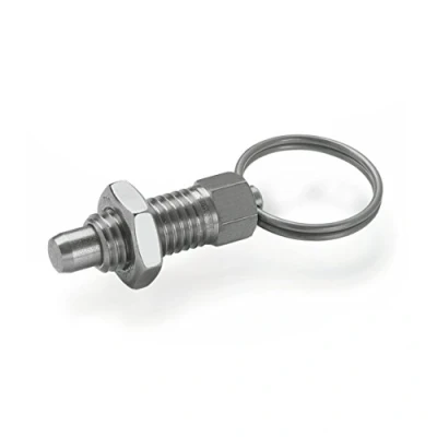 Image of Ganter Normelemente GN 717 8 M12 AK NI Stainless Steel Locking Bolts, Silver, Gewinde d2: M12, Set of 2 Pieces