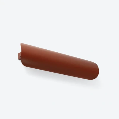 Image of Novo Flush Wall Lamp Terracotta 2700K