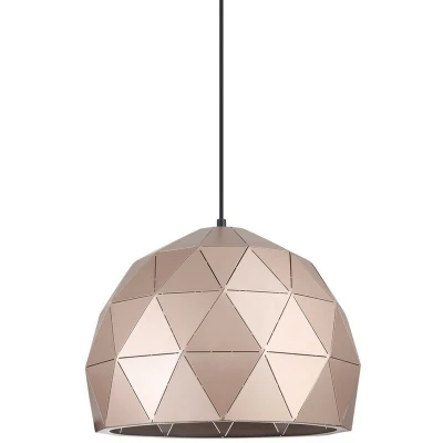 Image of Italux Lighting Modern Hanging Pendant Golden Champagne 1 Light, E27 ITLMDM 3480/1 GD