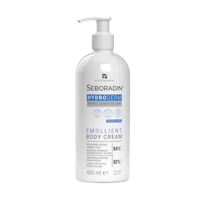 Image of Seboradin Hydroderm Body Lotion Cream For Sensitive Dry Atopic Skin Moisturising Women And Men Care With Shea Butter Aloe Vera 400ml