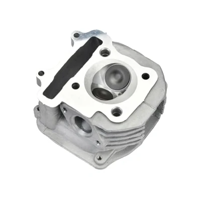 Image of GOOFIT 57.4mm Cylinder Head Assembly Valve Replacement For GY6 150cc Chinese 152QMI 157QMJ ATV Quad Installed Scooter Moped