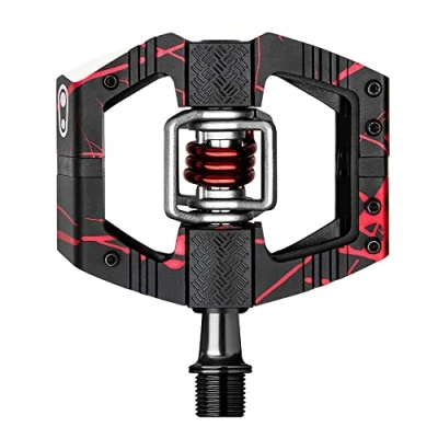 Image of Crankbrothers Mallet E LS Long Spindle Bicycle Pedals 9/16&quot;, Splatter Blue