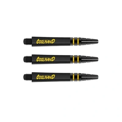 Image of RED DRAGON Luke Humphries Coolhand Nitrotech Dart Stems (Shafts) Black Short 2 Sets Per Pack (6 Shafts in total)