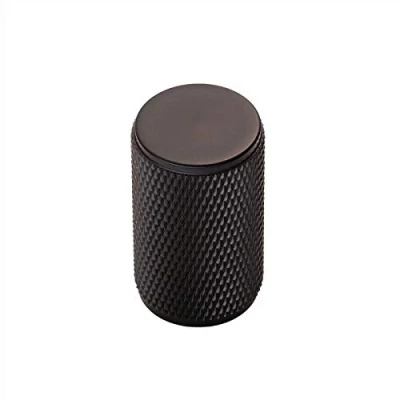 Image of Carlisle Brass FTD702 Knurled Cupboard Knob, Matt Black, 30.0 mm*30.0 mm*18.0 mm
