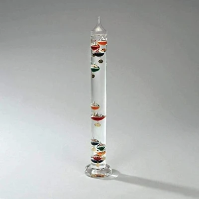 Image of Large 44cm tall Free standing Galileo thermometer Sale Gift
