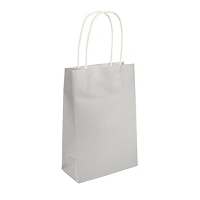 Image of HENBRANDT Party Bag with Handles Pack of 6 (Silver)