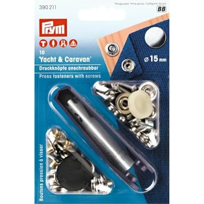 Image of Prym Tent front press studs 10 pieces