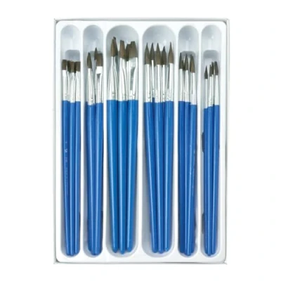 Image of Royal and Langnickel Round/ Flat Natural Hair Brush Set (Pack of 30)