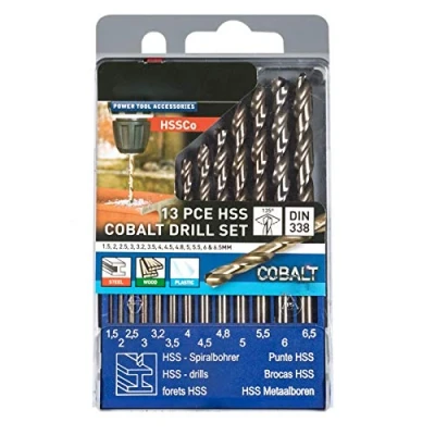 Image of Bluespot 20341 13pce Cobalt Drills (1.5 6.5mm)