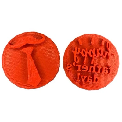 Image of Happy Father’s Day Cake Cupcake Cookie Stamp Embosser for Icing Fondant Cutter