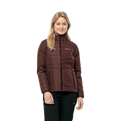 Image of Jack Wolfskin Women&#039;s Lapawa Ins JKT W Jacket, Dark Maroon, XL