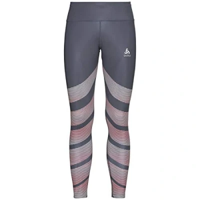 Image of Odlo Tights Zeroweight Women&#039; S Leggings Odyssey Grey Placed Print Ss20, X Large