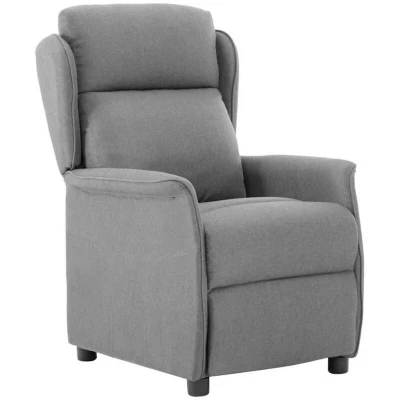 Image of vidaXL Recliner Chair Light Grey Fabric