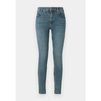 Image of VILA Jeans Skinny Fit, Women&#039;s, Size: 18x32, Medium blue denim