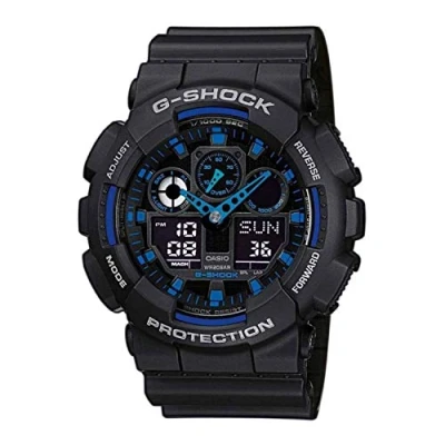Image of G SHOCK Gshock Chronograph watch, Men&#039;s, Size: One Size, Zwart