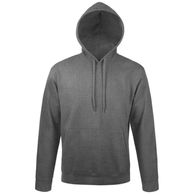Image of SOLS Snake Unisex Hooded Sweatshirt / Hoodie (Charcoal Marl) Size 3XL