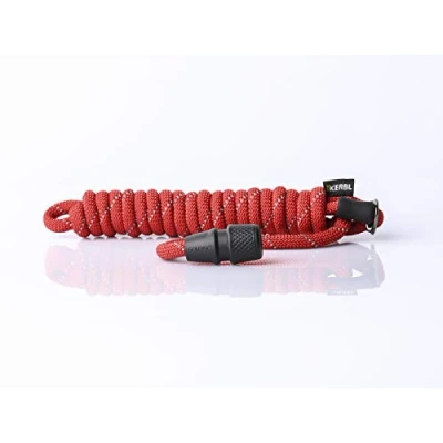 Image of GOLEYGO dog leash rope, red, brightly reflected, size S 1.4 2m, secure magnetic lock, incl. Adapter pin, for small dogs up to 15kg, maximum load 100kg