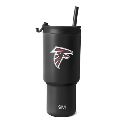 Image of Simple Modern Officially Licensed NFL Atlanta Falcons 30 oz Tumbler with Flip Lid and Straws Insulated Cup Stainless Steel Gifts for Men Women Trek Collection