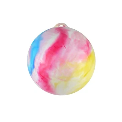 Image of HENBRANDT 25cm Marble Effect With Hook &amp; Spiral Keyring (1 x Ball)