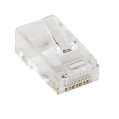 Image of StarTech.com Cat 5e RJ45 Solid Modular Plug Connector 50 Pack (CRJ45SOL50PK)