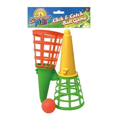 Image of Playwrite Twin Click &amp; Catch. Garden Games for kids, party bag filler, 27x18x7cm