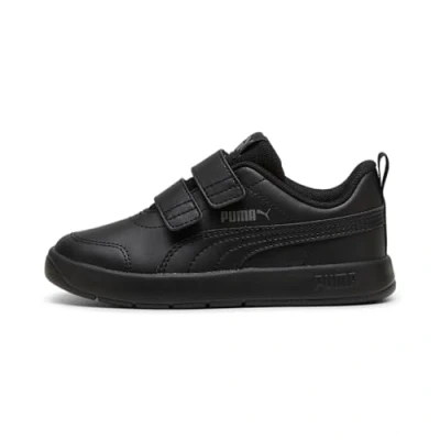 Image of PUMA Boy&#039;s Unisex Kids COURTFLEX V3 V PS Sneaker, Black CAST Iron, 10 UK Child