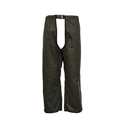 Image of Walker &amp; Hawkes Unisex Wax Treggings Trousers 100% Cotton Olive XX Large