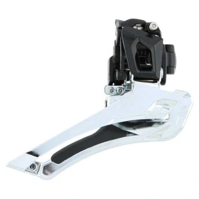 Image of Shimano 105 FD R7000 11 speed toggle front derailleur, double 28.6/31.8 mm, black