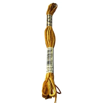 Image of DMC 6 Strand Embroidery Cotton Floss, Variegated Mustard