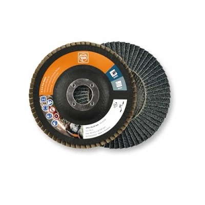 Image of Fein 63717301010 Flap Disc, Pack of 10 (125 mm, Grain 40, for Zirconia Corundum)