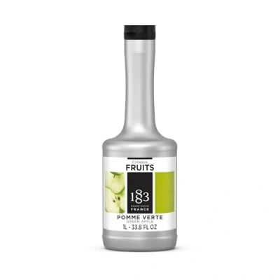 Image of Maison Routin 1883 Green Apple Creation Fruits Puree 1L For Cocktails, Mocktails and Smoothies, Tonics