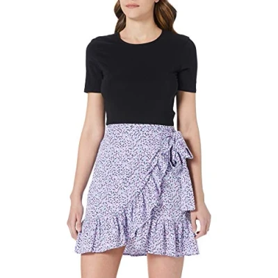 Image of ONLY Onlolivia Wrap Skirt skirt, Women&#039;s, Size: Small, Chinese violet