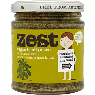 Image of Zest Basil Vegan Pesto 340 g