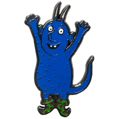 Image of Pawprint Family Bill Character Enamel Pin Badge Julia Donaldson and Axel Scheffler&#039;s the Smeds Smoos Official Merchandise