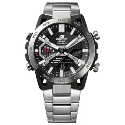 Image of Casio Edifice Men Analog Digital Quartz Watch with Stainless Steel Strap ECB 2000D 1AEF