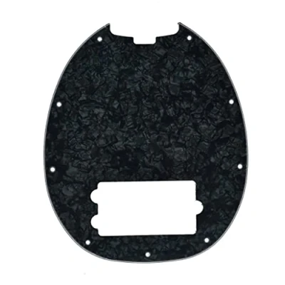 Image of KAISH bass Pickguard Fit for Musicman classic 4 string StingRay models Black Pearl