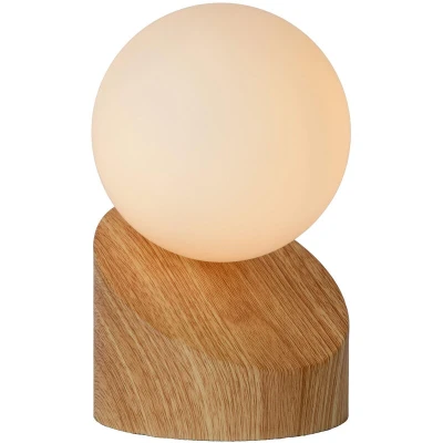 Image of Len Table Lamp Ø10cm 1xG9 Light Wood Lucide