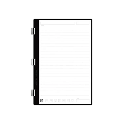 Image of ROCKETBOOK Pro Lined Page Pack Scannable Notebook Paper Write, Scan, Erase, Reuse 20 Sheets,White Executive Size: 6 in x 8.8
