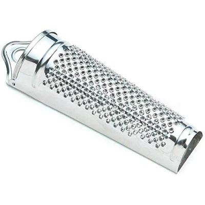 Image of 1pc Stainless Steel Spice/Nutmeg Grater and Storer, Multifunctional Ginger Garlic Lemon