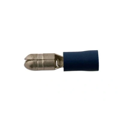 Image of CONNECT Wiring Connectors Blue Male Bullet 4mm Pack of 100 35176