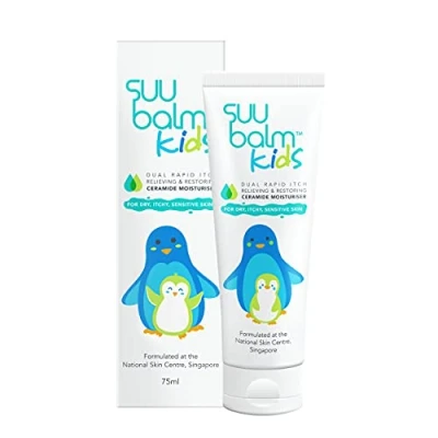Image of Suu Balm Kids Itch Relief Cream, Menthol &amp; Ceramide Moisturiser (75ml)