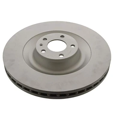 Image of 4E0615301E, 4E0615301K Brake disc FEBI BILSTEIN 38359 Front Axle 385mm 36mm 5 Hole 112mm internally vented Coated AUDI: A8 D3