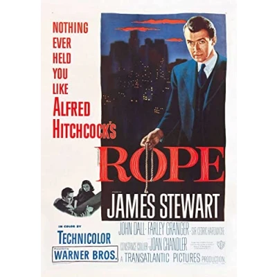 Image of OMG Printing Alfred Hitchcock Rope James Stewart Poster/Print/Picture Satin Photo Paper A4 210mm x 297mm