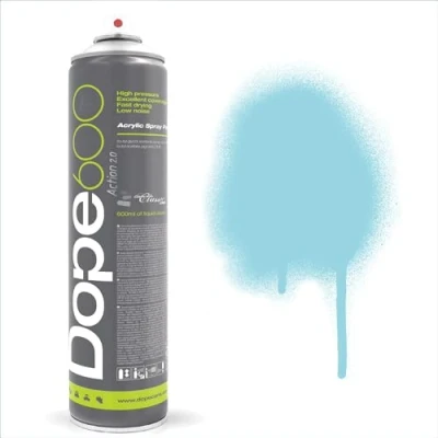 Image of Action 2.0 Dope Spray Paint 600ml High Pressure Fast Drying Multi Colour Full Coverage Formula (Tahitian Blue D 061)