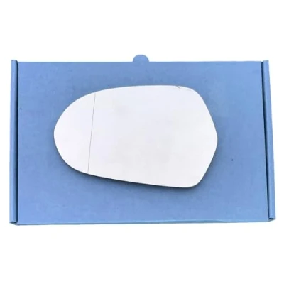 Image of Wing Mirror Glass fits Audi A6 2011 2018 Wide Angle LEFT Passenger Side