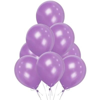Image of 100pcs Plain 12&quot; Purple Helium Quality Latex Balloons Birthday Wedding Anniversary Christening Christmas Communion Party Decoration Baloon