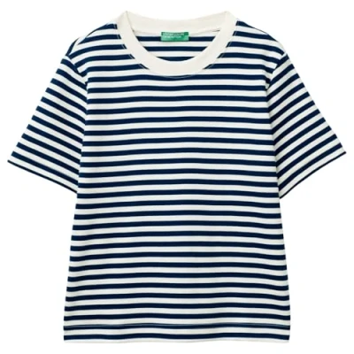 Image of United Colors of Benetton Women&#039;s 33fnd2011 T Shirt, Multicolour, S