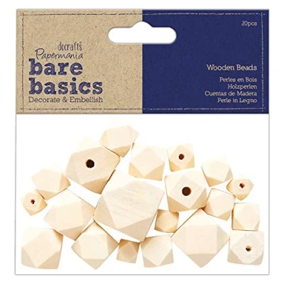 Image of Bare Basics Wooden Embellishments, Natural, N Applicable